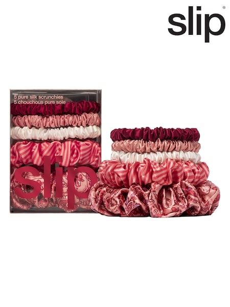 Slip Pink Pure Silk Assorted Scrunchies (F91954) | £42