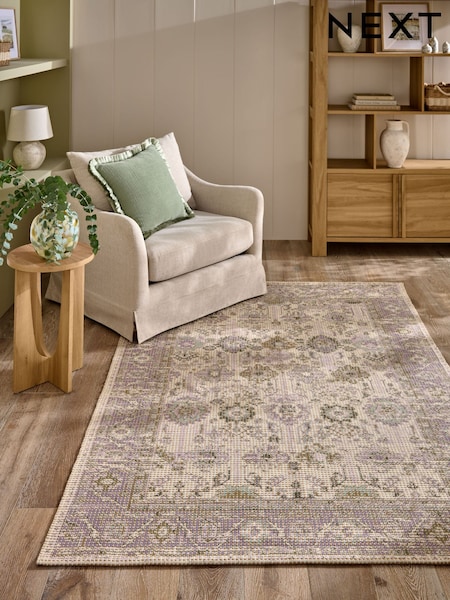 Lilac Purple Daphne Oriental Rug (F92085) | £80 - £260