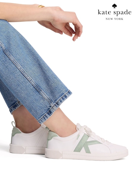 kate spade new york Green In Kate Court Sneakers (F92097) | £160