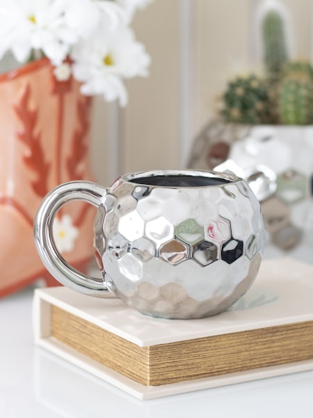 Something Different Silver Disco Ball Mug (F92102) | £16