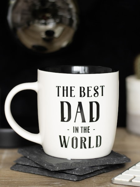 Something Different Black Best Dad in the World Mug (F92112) | £9