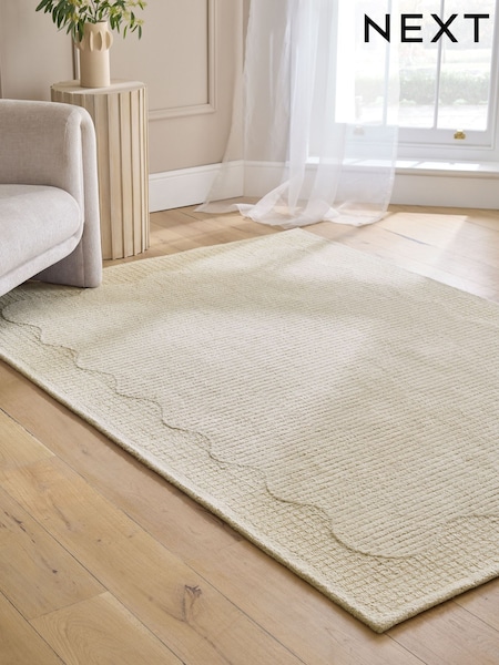 Natural Sophisticated Border Rug (F92123) | £90 - £240