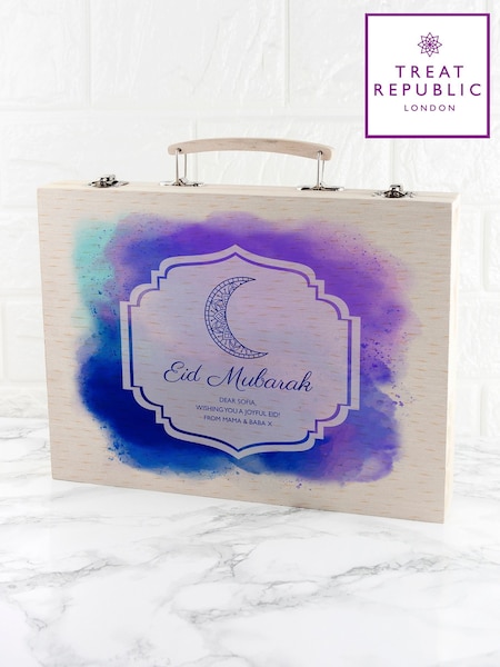 Personalised Wooden Box by Treat Republic (F92325) | £30