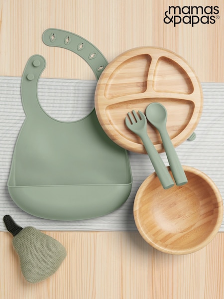 Mamas & Papas Kiwi 4 Piece Bamboo Weaning Kiwi Starter Kit (F92382) | £39