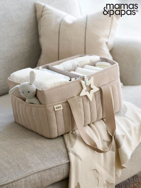 Mamas & Papas Neutral Nappy Caddy Waffle (F92404) | £29