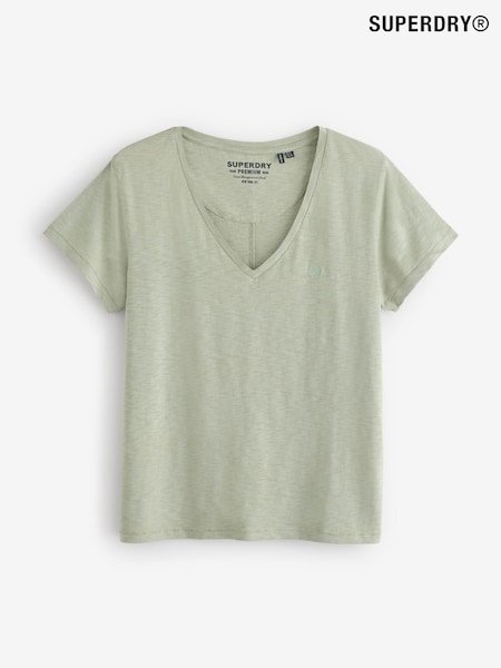 Superdry Green Studios Slub T-Shirt (F92476) | £20