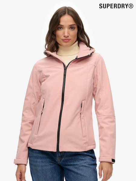 Superdry Pink Hooded Heritage Storm Jacket (F92481) | £80