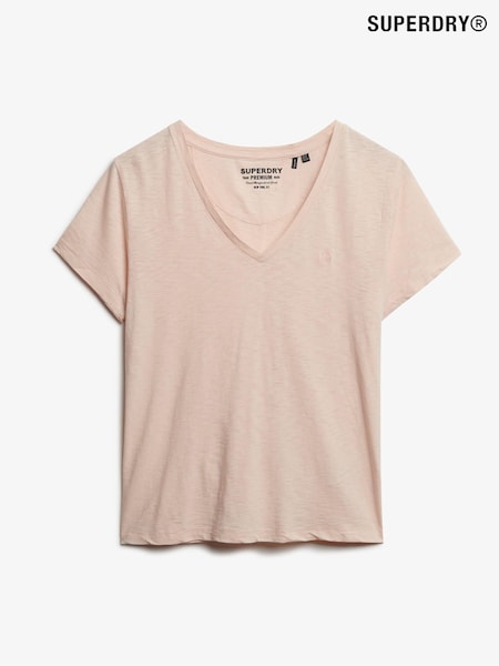 Superdry Pink Studios Slub T-Shirt (F92489) | £20