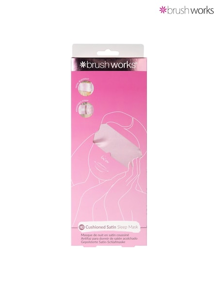 Brush Works Cushioned Satin Sleep Mask (F92506) | £10