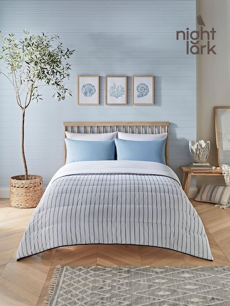 Night Lark Coverless Duvet and Pillowcase Set (F92510) | £60 - £100