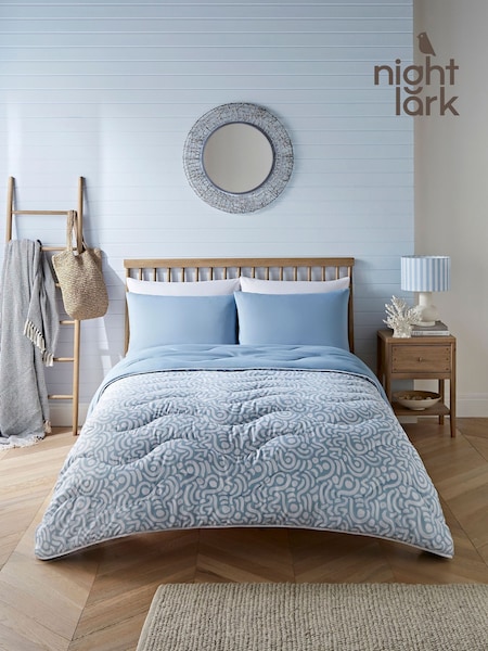 Night Lark Coverless Duvet and Pillowcase Set (F92511) | £60 - £100