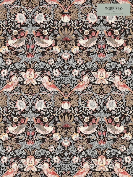 Morris & Co Old Fashioned Strawberry Thief Bedford Park Wallpaper (F92569) | £160