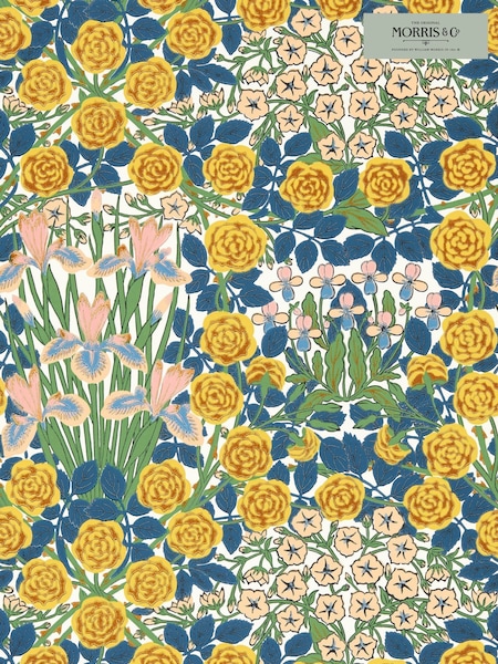 Morris & Co Autumn Garden Campanula Bedford Park Wallpaper (F92580) | £150