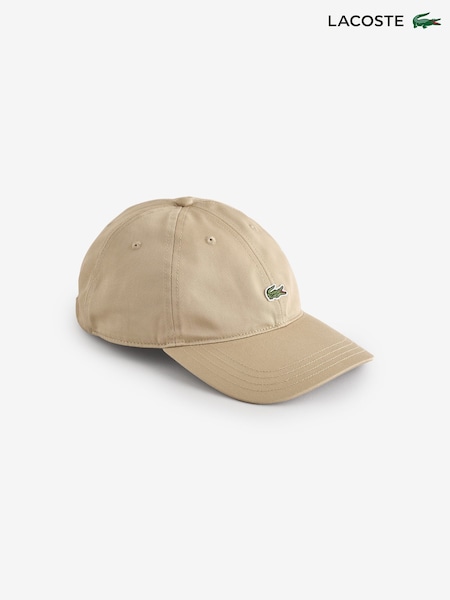 Lacoste Cotton Twill Brown Cap (F92656) | £50