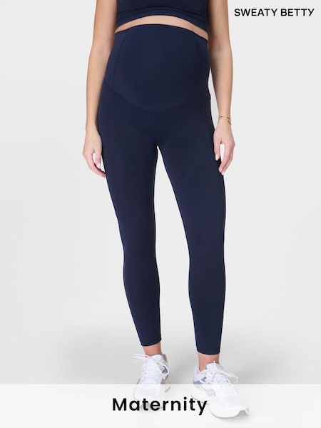 Sweaty Betty Blue 7/8 Length All Day 7/8 Maternity Leggings (F92760) | £65