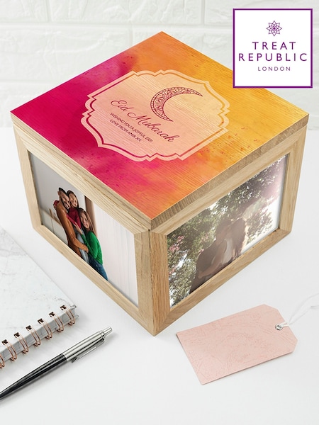 Personalised Eid Mubarak Keepsake Box by Treat Republic (F92797) | £40