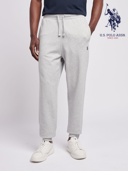 U.S. Polo Assn. Grey Mens Double Horsemen Loopback Joggers (F92864) | £50