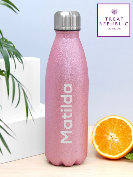 Personalised Insulated Metal Water Bottle by Treat Republic (F92916) | £24