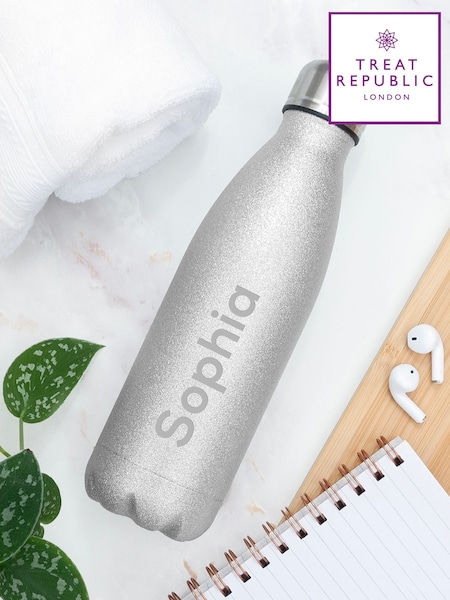 Personalised Insulated Metal Water Bottle by Treat Republic (F92917) | £24