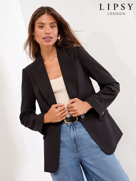 Lipsy Black Single Breasted Blazer (F92923) | £75