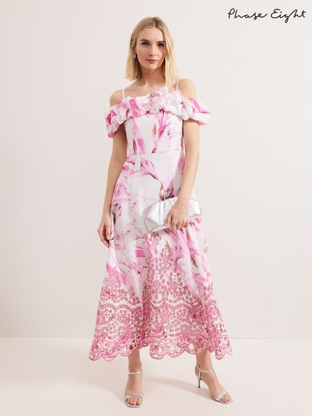 Phase Eight Pink Petite Esme Dress (F93032) | £349