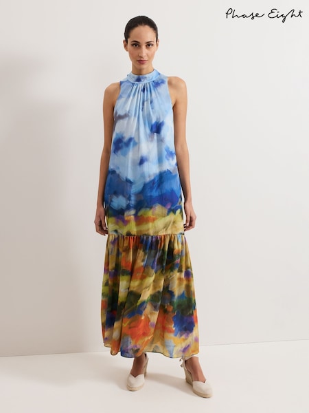 Phase Eight Multi Monet Maxi Dress (F93040) | £159