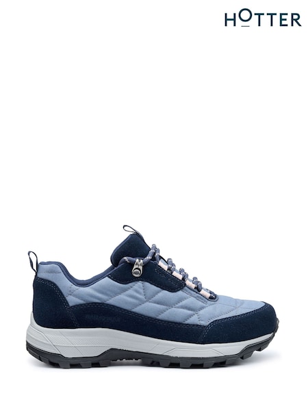 Hotter Blue Regular Fit Headway WP II Lace-Up Shoes (F93060) | £99