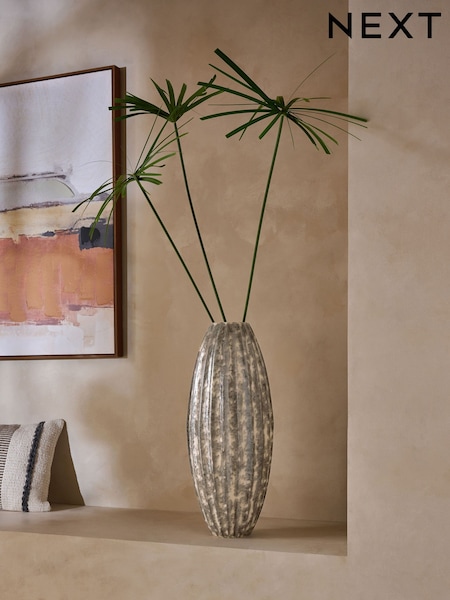 Grey Cream Extra Large Ceramic Vase (F93094) | £95
