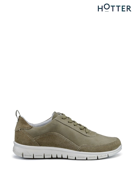 Hotter Green Wide Fit Gravity II Lace-Up Shoes (F93124) | £89