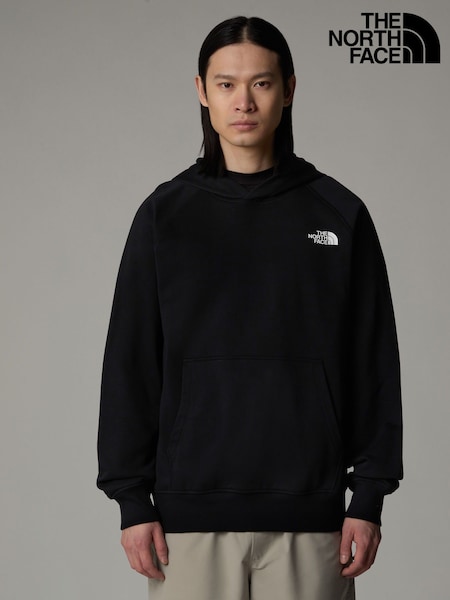 The North Face Black Raglan Box NSE Hoodie (F93407) | £70