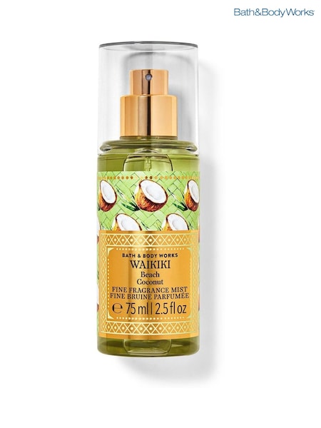 Bath & Body Works Wakkiki Beach Coconut Travel Fine Fragrance Mist 2.5 fl oz / 75 mL (F93685) | £10