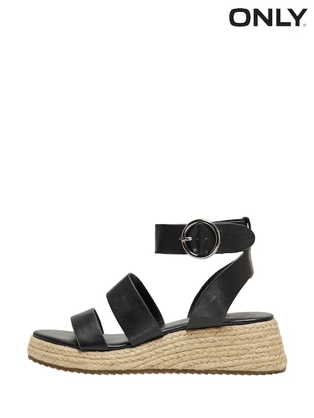 ONLY Black Minerva-1 Espadrilles (F93981) | £40