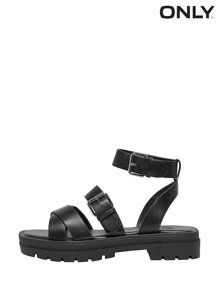 ONLY Black Melody-1 Sandals (F93982) | £40