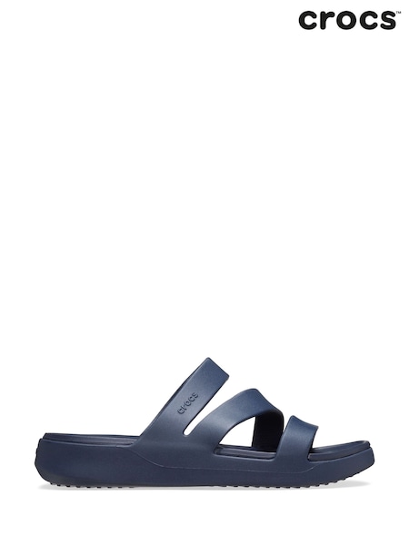 Crocs Blue Getaway Strappy Mules (F93983) | £40