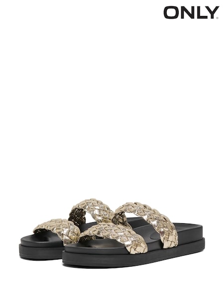 ONLY Gold Minnie-16 Sandals (F93986) | £35