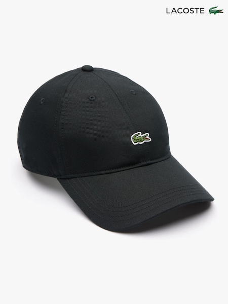 Lacoste Black Cotton Twill Cap (F94005) | £50