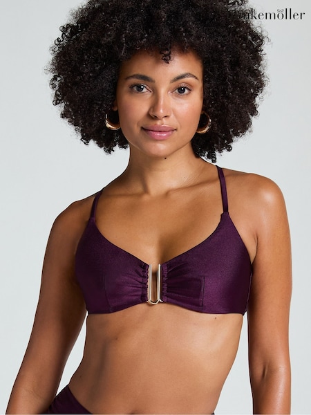 Hunkemöller Purple Costa Bikini Crop Top (F94053) | £28