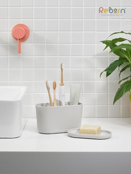 ReBorn Stone Bathroom Caddy  Soap Dish Bundle (F94127) | £32