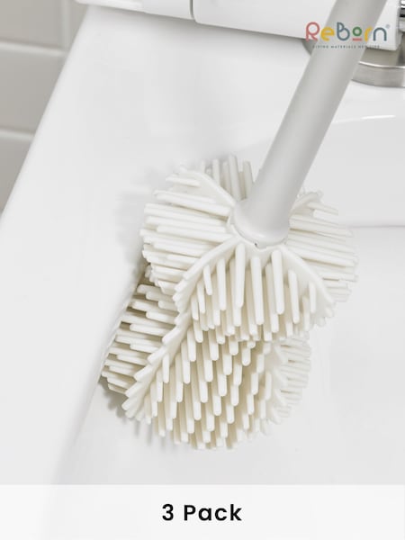 ReBorn Stone Pack of 3 Replacement Toilet Brush Heads (F94129) | £36