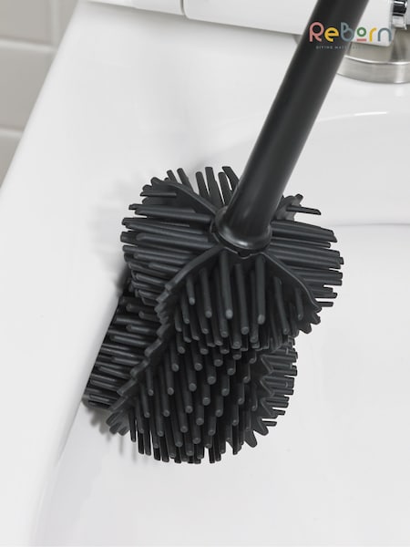 ReBorn Graphite Black Pack of 3 Replacement Toilet Brush Heads (F94132) | £36
