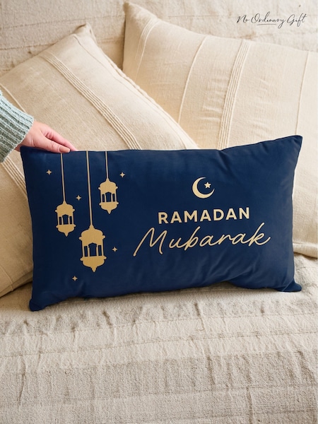 Lantern Design Ramadan and Eid Celebration Velvet Cushion by No Ordinary Gift (F94161) | £38