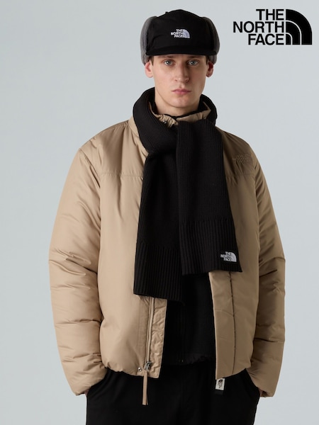 The North Face Black Logo Box Scarf (F94200) | £40