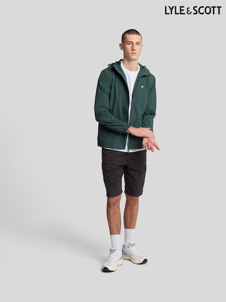 Lyle & Scott Grey Cargo 100% Cotton Shorts (F94223) | £65