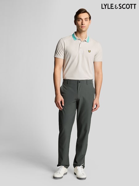 Lyle & Scott Grey 5 Pocket Golf Trousers (F94230) | £75