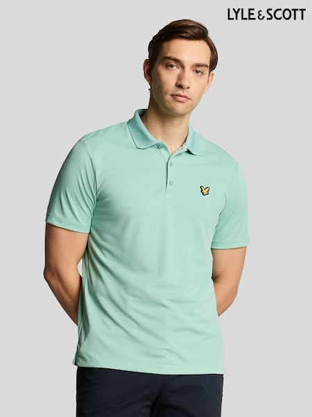 Lyle & Scott Green Golf Tech Polo Shirt (F94260) | £55