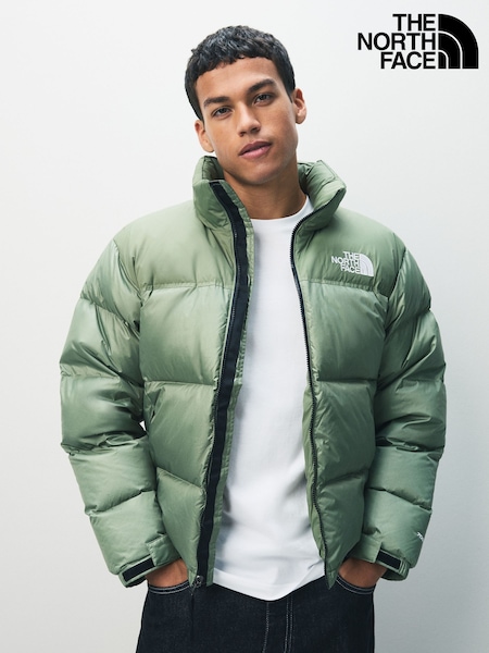 The North Face Green 1996 Retro Nuptse Puffer Jacket (F94392) | £315
