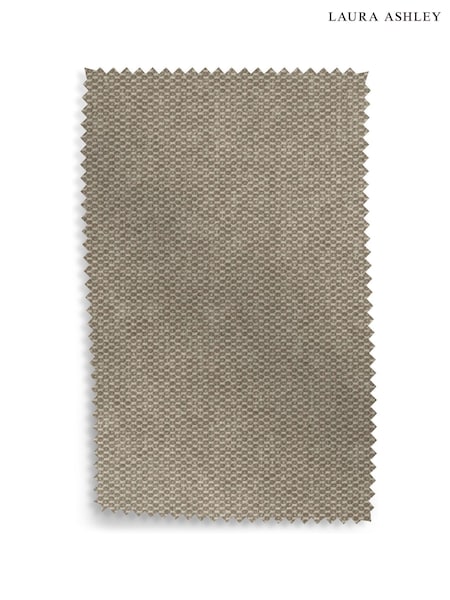 Truffle Natural Lundar Chenille Upholstery Swatch (F94581) | £0