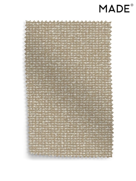 MADE.COM Natural Oatmeal Tonal Boucle Upholstery Swatch (F94599) | £0