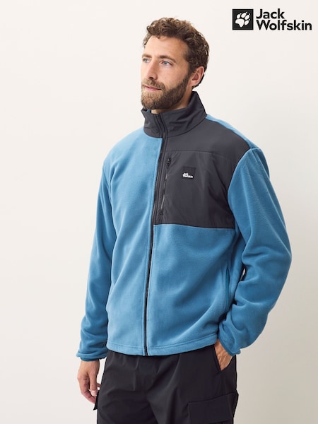 Jack Wolfskin Blue Sumetro Full Zip Fleece (F94683) | £80