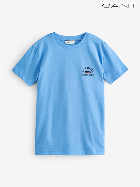 GANT Blue 100% Cotton Graphic T-Shirt (F94821) | £40